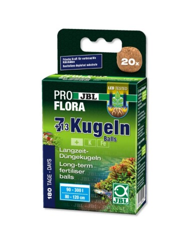 JBL ProFlora 7+13 Kugeln Balls - nutrimento in sfere per le radici delle piante acquatiche