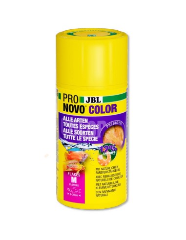 JBL ProNovo Color Flakes M - fioccato per colori brillanti per tutti i pesci tropicali da 8 a 20cm