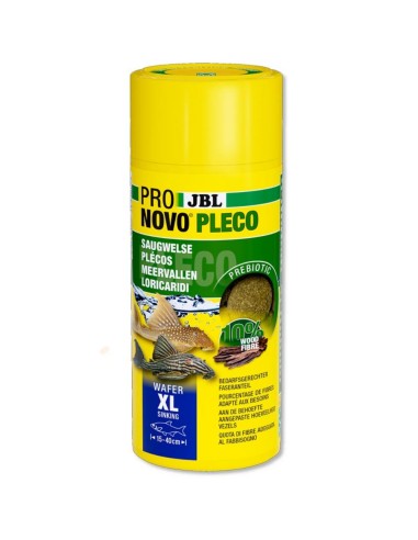 JBL ProNovo Pleco XL - Compresse di mangime per loricaridi erbivori da 15 a 40cm