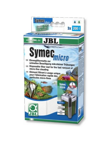 JBL SymecMicro - Vello filtrante per la rapida eliminazione di microintorbidamenti - Misure 25x75