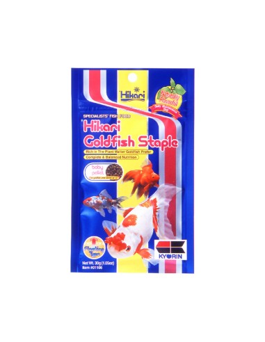 Hikari Goldfish Staple Baby Pellet - mangime galleggiante per persci rossi e piccole carpe Koi