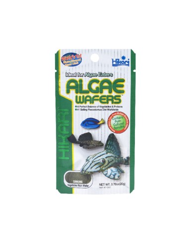 Hikari Tropical Algae Wafers – mangime per Plecostomus e altri mangiatori di alghe