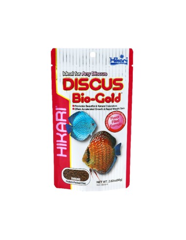 Hikari Tropical Discus Bio-Gold 80gr - Granulato Specifico per Tutti i Discus