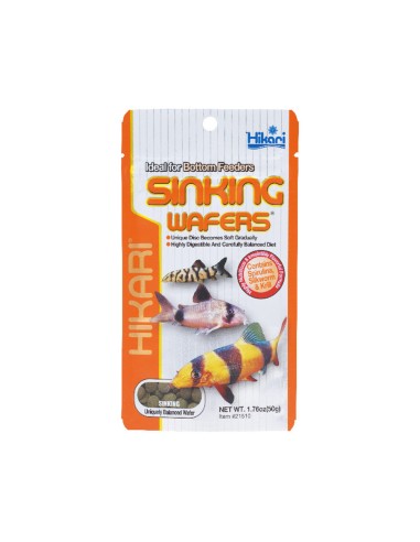 Hikari Tropical Sinking Wafers - Alimento Completo Per Pulitori da Fondo