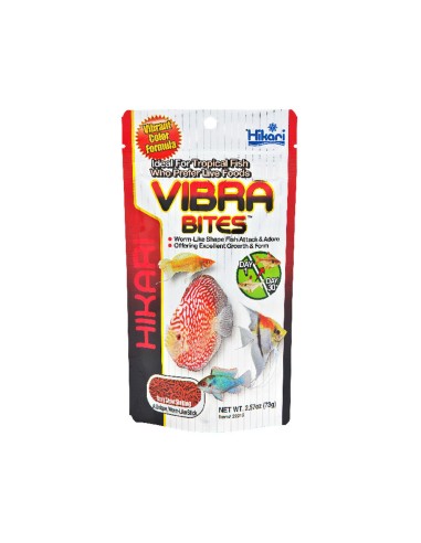 Hikari Vibra Bites 73gr - mangime in stick a forma di larva per pesci tropicali