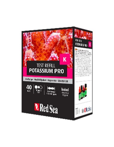 Red Sea K Kalium/Potassium Pro Test Refill - Ricarica per la Misurazione del Potassio - 40 misurazioni