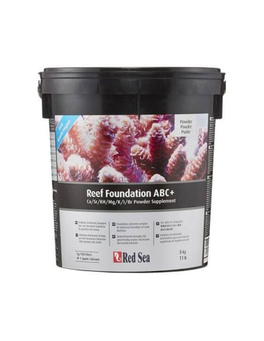 Red Sea Reef Foundation ABC+ Supplement secchiello 5kg (Ca/Sr/KH/Mg/K/Br)