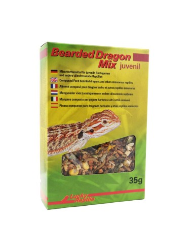 Lucky Reptile Bearded Dragon Mix Juvenil 35gr - mangime base per Draghi Barbuti giovani