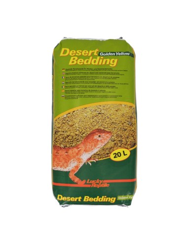 Lucky Reptile Desert Bedding "Golden Yellow" 20L - substrato giallo per terrari deserticoli