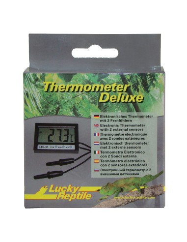 Lucky Reptile Termometro Deluxe - termometro digitale con doppia sonda