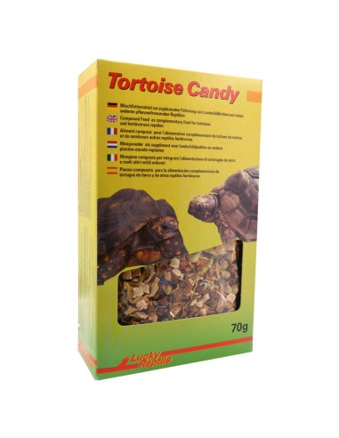 Lucky Reptile Tortoise Candy 70gr - mangime supplementare per tartarughe e rettili erbivori