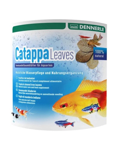 Dennerle 2744 - Catappa Leaves - Foglie di Mandorlo Indiano Essicate per 800 litri