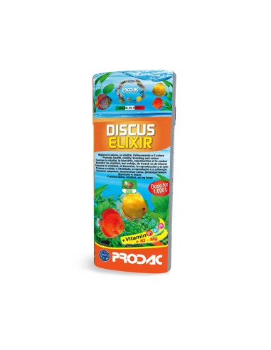 Prodac Discus Elixir - Integratore Concentrato di Iodio Magnesio e Vitamine del Gruppo B