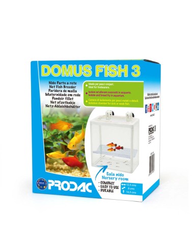 Prodac Domus Fish 3 - sala parto in rete con Divisorio cm12,5x8x14,5h