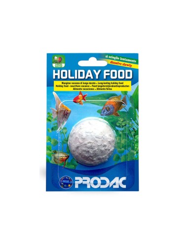 Prodac Holiday 20gr - Blocco di Mangime per Assenze Prolungate