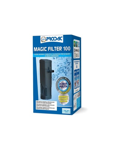 Prodac Magic Filter 100 - Filtro Interno Completo di Spray Bar per Acquari da 60 - 120 Litri