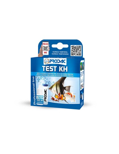 Prodac Test KH - Test per il Controllo della Durezza Carbonica in Acqua Dolce/Marino - Utile per Circa 70 Test