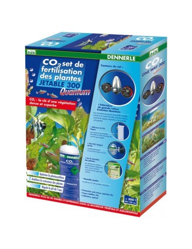 Dennerle 2974 - Impianto CO2 Evolution Quantum 300 Con Bombola non Ricaricabile da 500gr per Acquari fino a 300 Litri