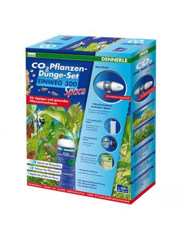 Dennerle 3077 - Impianto di CO2 Evolution Space 300 - Con Bombola Ricaricabile da 500gr - per Acquari fino a 300 Litri