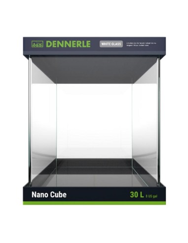 Dennerle 3928 Nano Cube White Glass 30L cm30x30x35h in extrachiaro