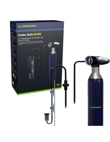 Dennerle 4026 Carbo Soda m200 - Impianto CO2 per Bombole di soda per acquari fino a 200 litri