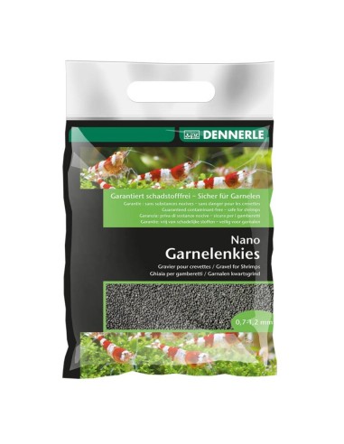 Dennerle 5913 Nano Garnelenkies Sulawesi Schwarz – Ghiaia per gamberetti - 2 kg