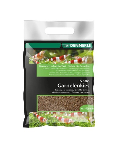 Dennerle Nano Garnelemkies – Ghiaia per gamberetti - Confezione 2 kg Granulometria 07 - 1,2mm