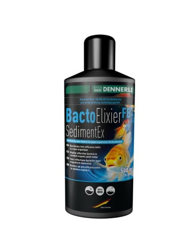 Dennerle BactoElixier FB4 SedimentEx 1000ml - attivatore batterico per la riduzione dei fanghi organici nei laghetti