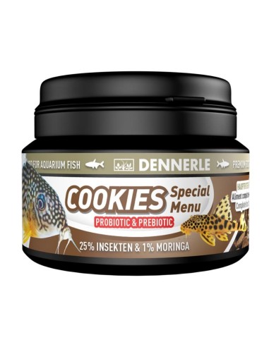 Dennerle Cookies Special Menu 100ml - alimento completo per pesci da fondo in chips da 8mm