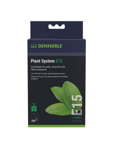 Dennerle Plant System E15 - compresse fertilizzanti a base di ferro