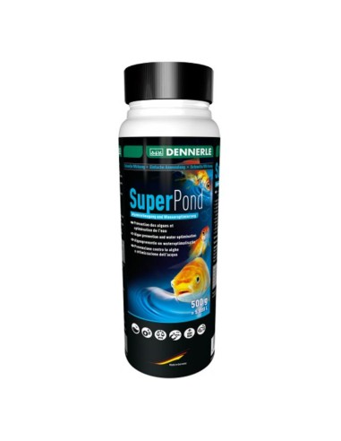 Dennerle SuperPond 500gr - biocondizionatore ad ampio spettro per laghetti