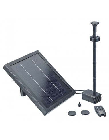 Pontec PondoSolar Control - pompa per laghetto ad energia solare con batteria ricaricabile