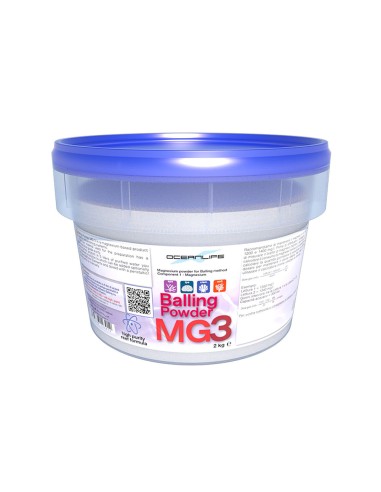 OceanLife Balling Powder Mg3 2kg - sistema di reintegro in polvere