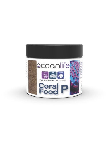 OceanLife Coral Food P 150ml/70gr - alimento in polvere per coralli SPS, LPS, molli e filtratori