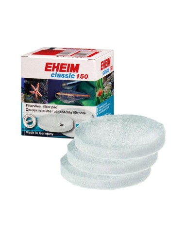 Eheim 2616115 Spugne Filtranti (3 Bianche) Per Filtro Esterno Classic 2211