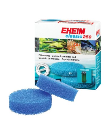 Eheim 2616131 Spugne Filtranti (2 Blu) Per Filtro Esterno Classic 2213