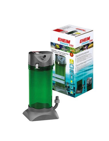 Eheim Classic 150 - Filtro Esterno 2211010 - Consumo 5 watt Portata 300 L/H - per Acquari da 50 a 150 Litri