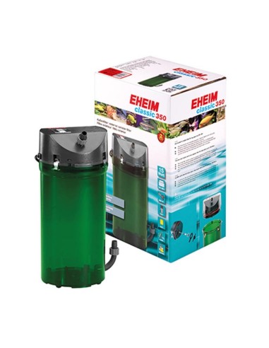 Eheim Classic 350 - Filtro Esterno 2215010 - Consumo 15 watt Portata 620 L/H - per Acquari fino a 350 Litri