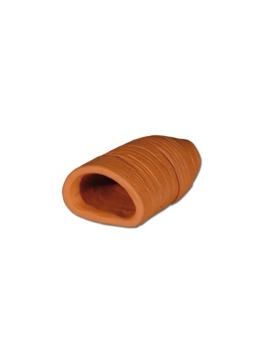 AquariumLine Decor Arredo in Terracotta Codice 26174 – Grotta per gamberetti e gamberi - Misure 10x6x5Hcm