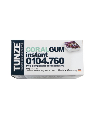 Tunze 104.760 Coral Gum Instant barattolo 400g - Colla bicomponente