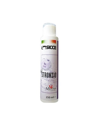 Sicce Stronzio Liquido 250ml - integratore di stronzio concentrato per acquari marini