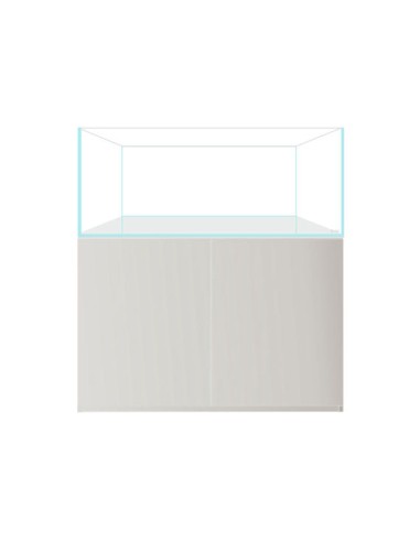 Blau Aquaristic Set Gran Cubic Experience 122x50x50h Colore Bianco con supporto