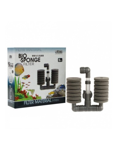 Ista Bio-sponge Double Bio Foam misura small - filtro ad aria interno con attacco a ventosa