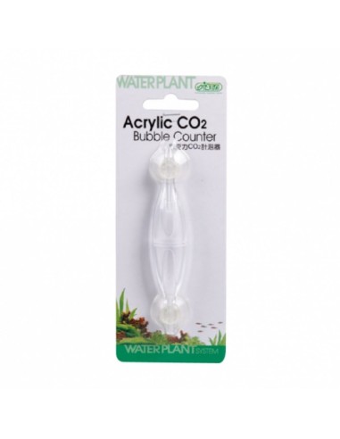 Ista CO2 Acrylic Bubble Counter - contabolle di co2 in acrilico con attacco a ventosa