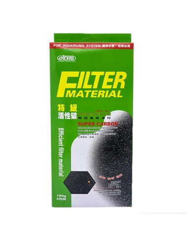 Ista Filter Material Super Carbon 2 x 180gr Completo di Calze - carbone attivo ad alta efficienza