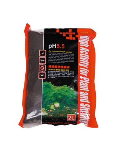 Ista Shimp Soil pH 5.5 granulometria 1,5-3,5mm - substrato ideale per gamberetti o pesci che necessitano di un pH basso