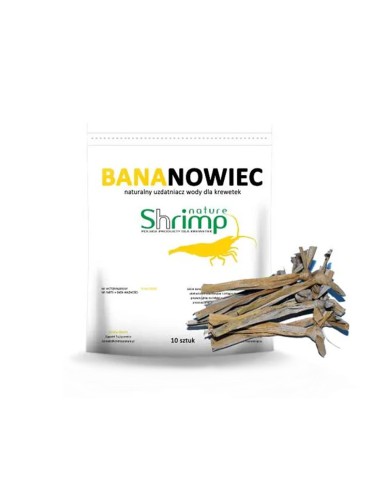 Shrimp Nature Banana 10 pz - biocondizionatore naturale a base di foglie di banano