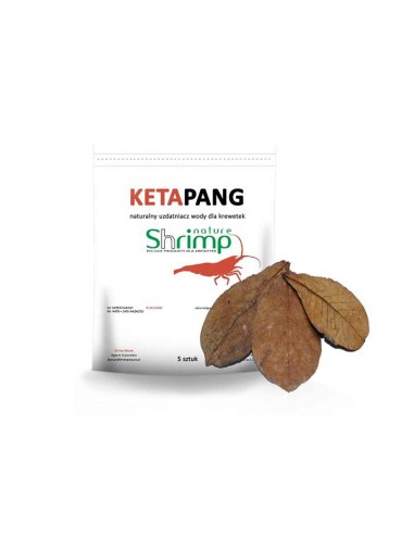 Shrimp Nature Ketapang 5pz - foglie di Ketapang per vasche con caridine