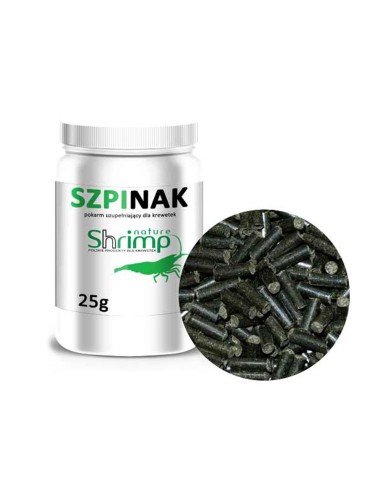 Shrimp Nature Spinaci 25gr - alimento complementare in stick per gamberetti