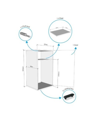 Askoll Opera Stand 80 Bianco - supporto per acquario